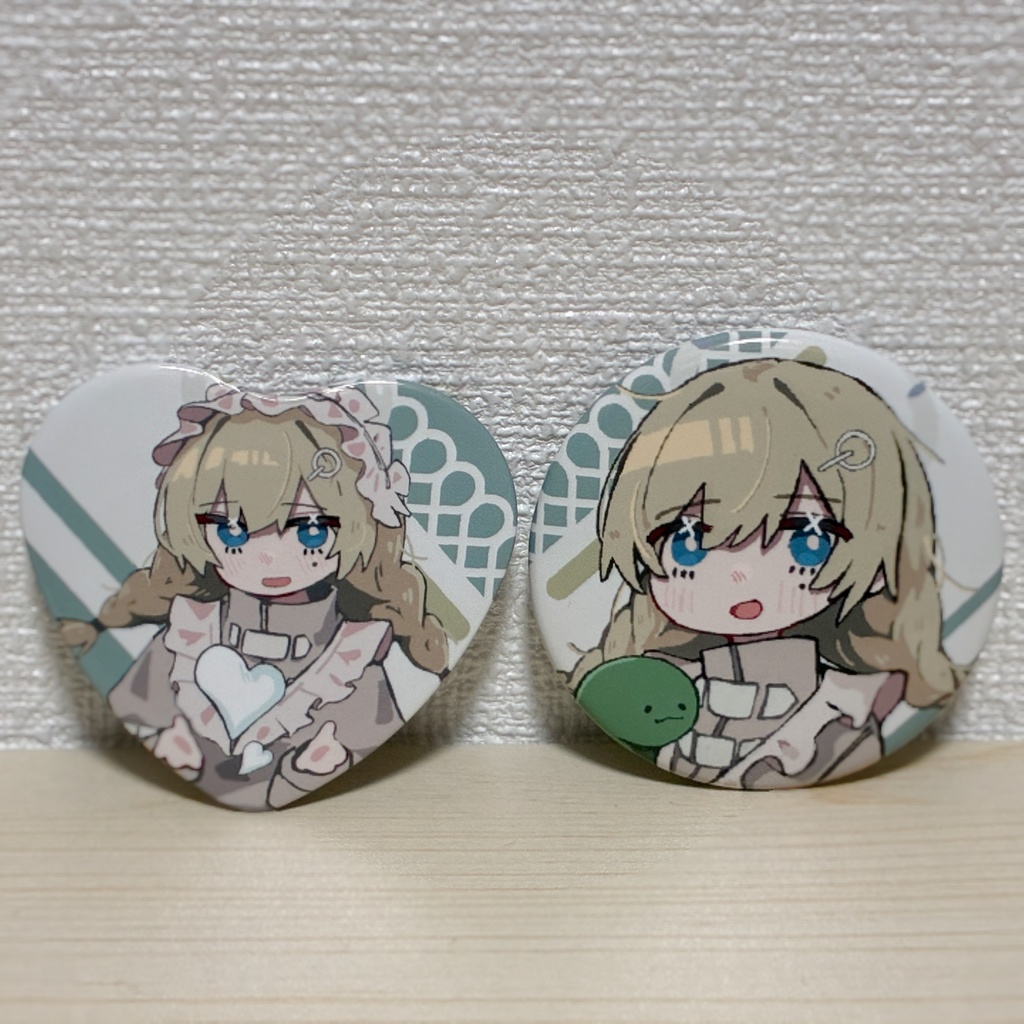 缶バッジ2個セット！かわいいでかい！