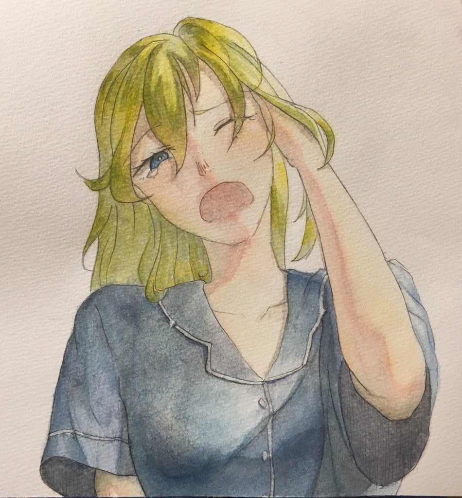水彩イラスト 原画