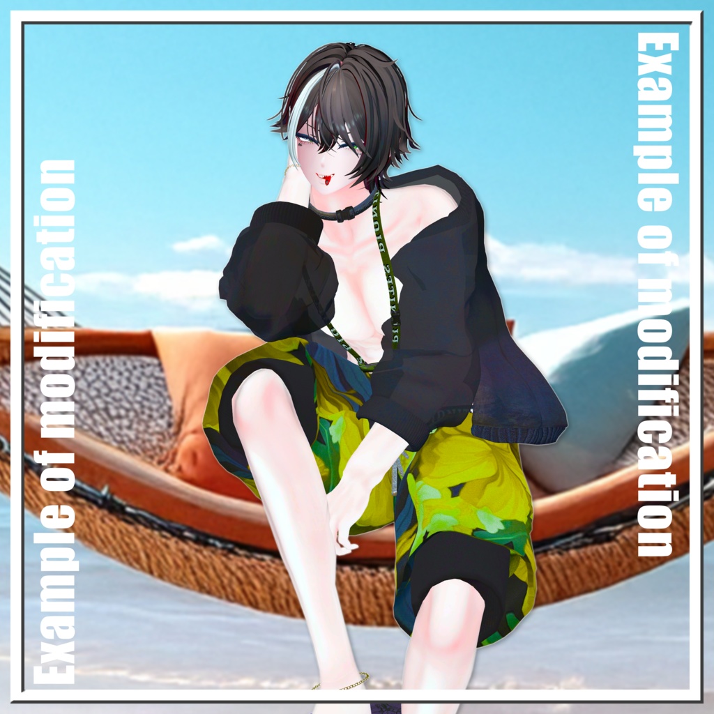 【仙猫・豺狼専用】ForeMen_BodyShapeKey+【BlendShare】