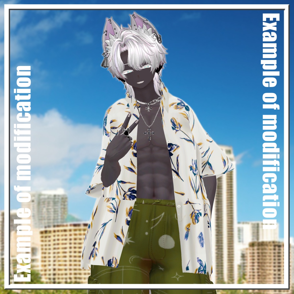 【仙猫・豺狼専用】ForeMen_BodyShapeKey+【BlendShare】