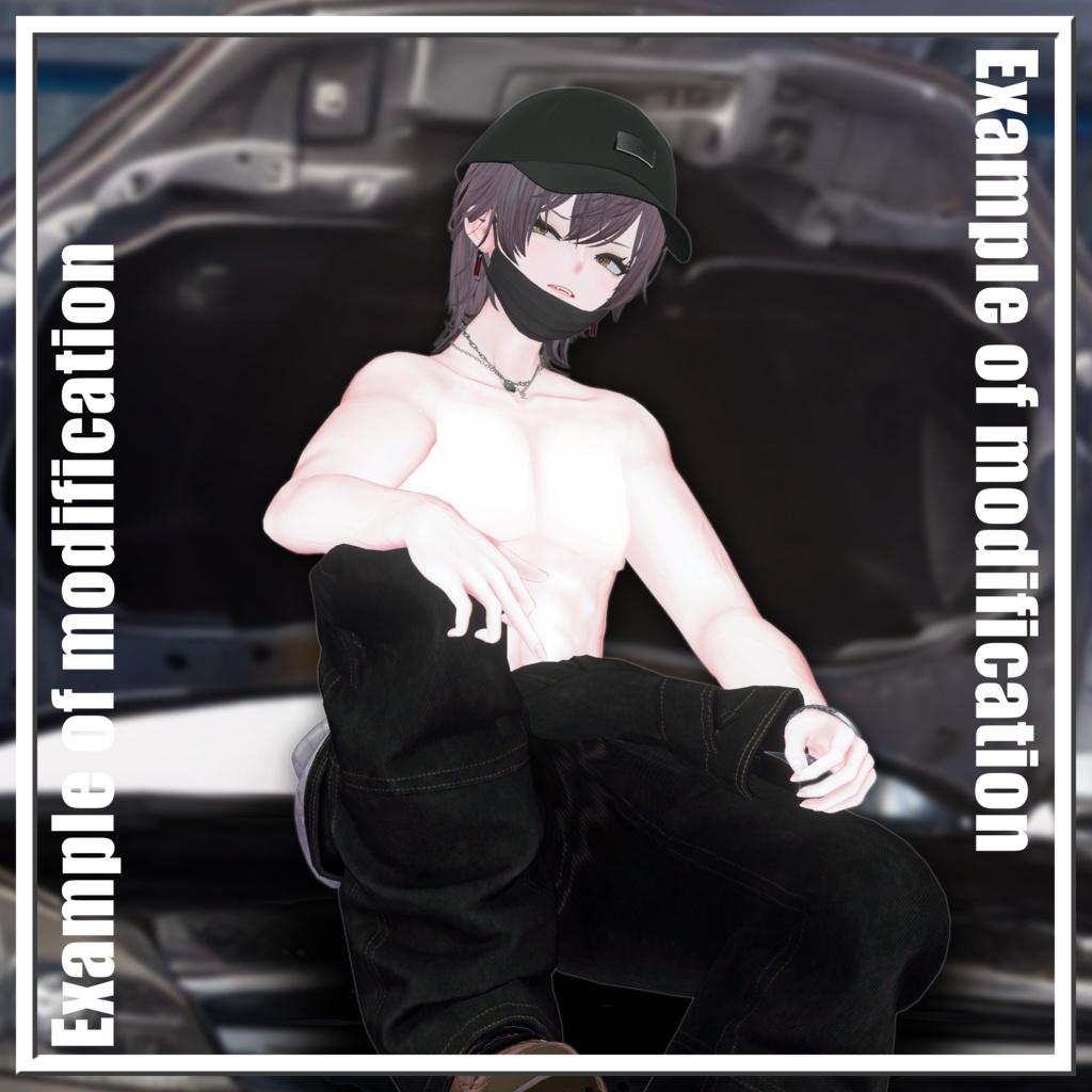 【仙猫・豺狼専用】ForeMen_BodyShapeKey+【BlendShare】