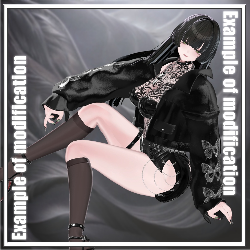 【しゅあん/Shuan Ver.1.1対応】ForShuan_Adapt Skin Stocking_Ver1.1【MA対応】