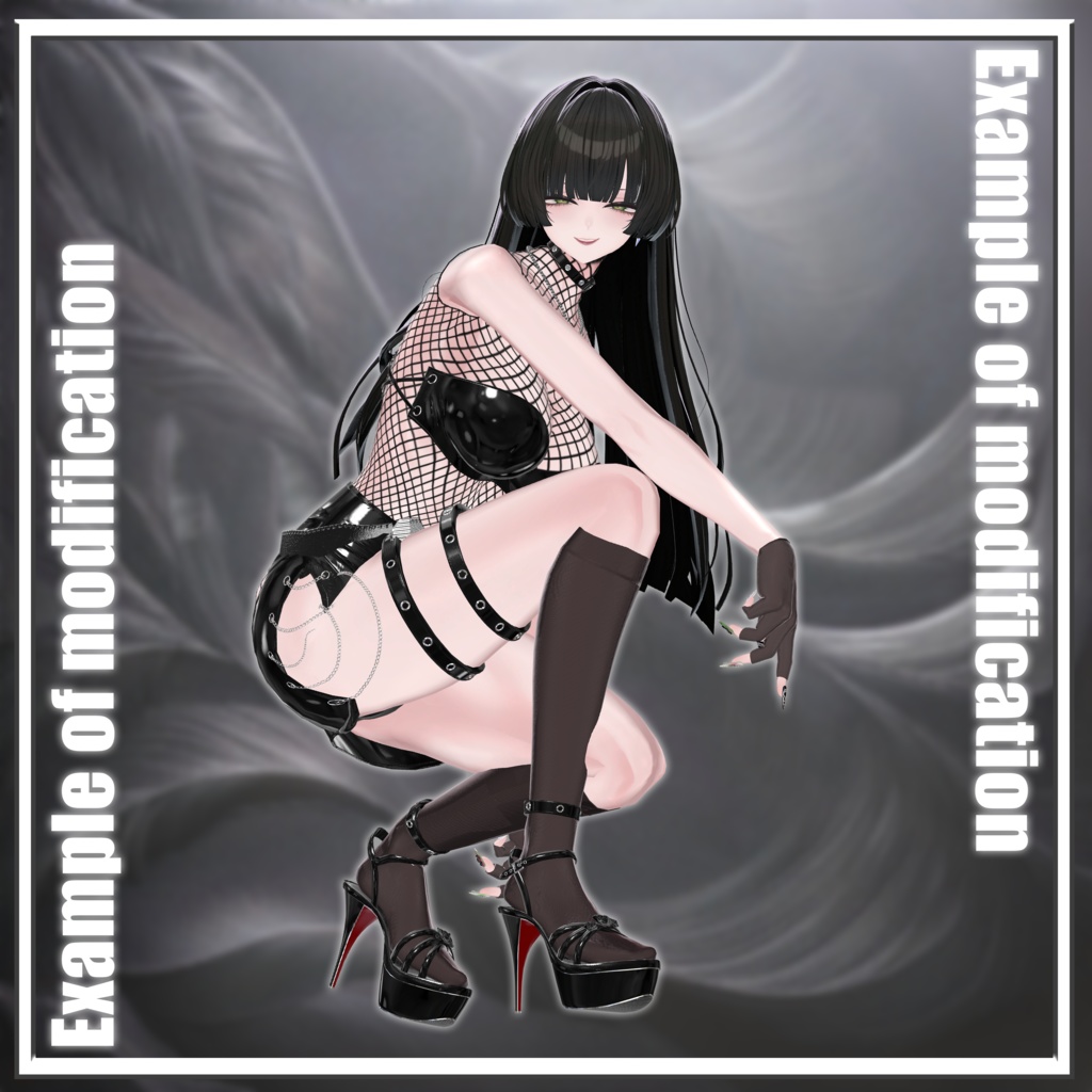 【しゅあん/Shuan Ver.1.1対応】ForShuan_Adapt Skin Stocking_Ver1.1【MA対応】