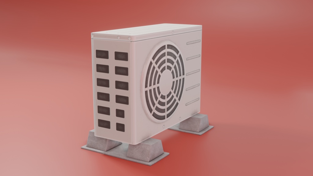 【cute3D】cuteな室外機