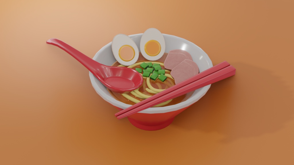 【cute3D】cuteなラーメン