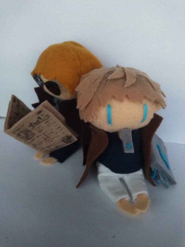 PONマスコット 土台の体と髪の型紙