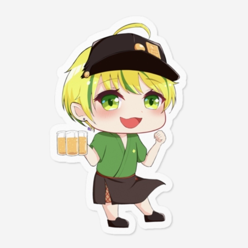 居酒屋店員ステッカー【15枚限定】