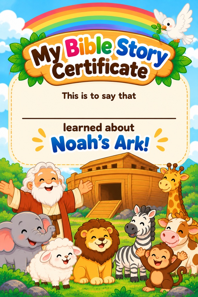 Noah’s Ark Bible Activity Book for Kids
