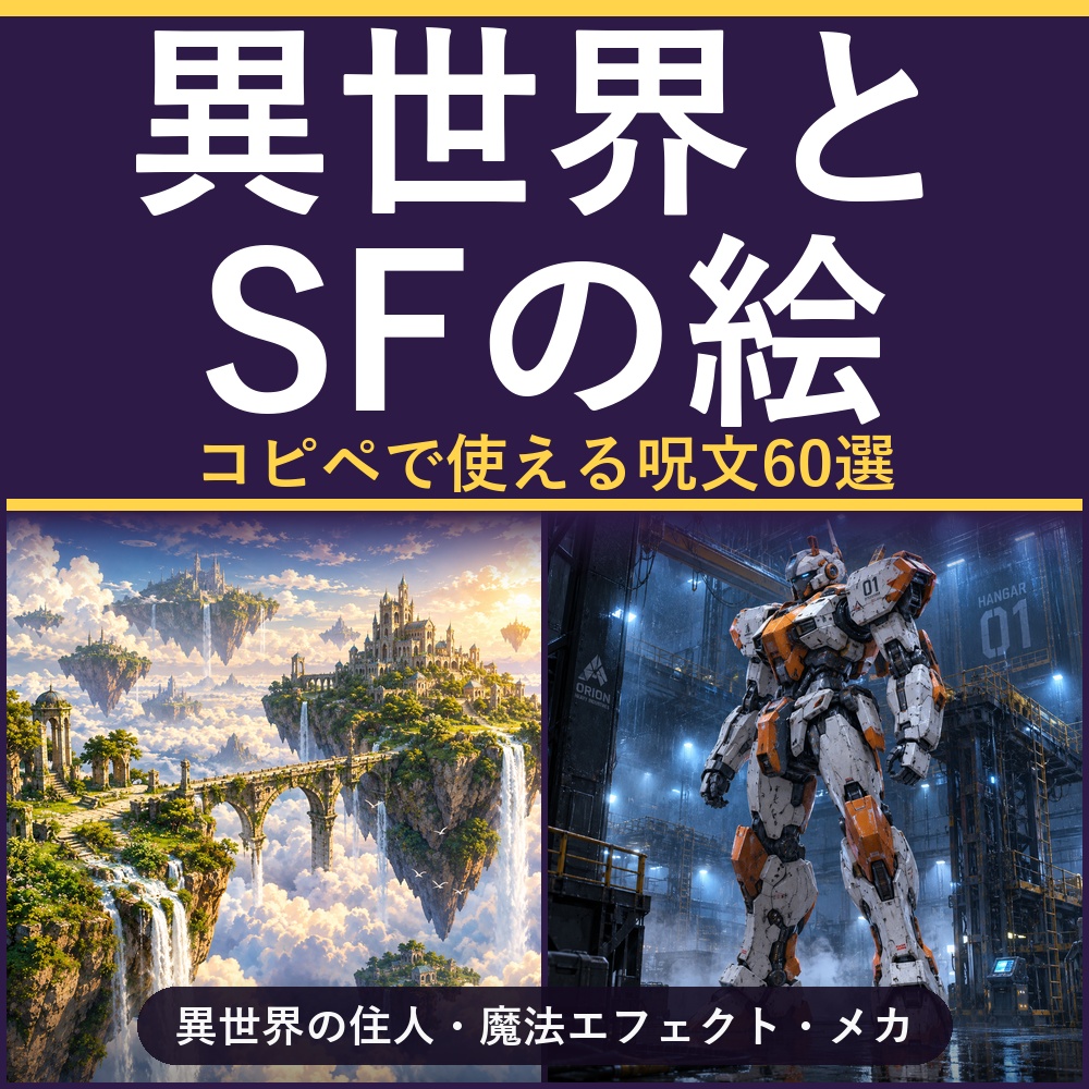 【コピペで即】AI画像生成プロンプト60選 ファンタジー＆SF編｜Midjourney/Stable Diffusion/DALL·E対応 呪文テンプレ集