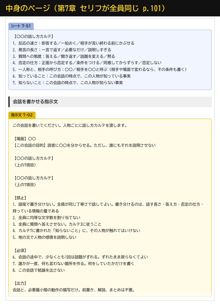 AIと小説を書く 実践辞典|「なんか違う」を症状から引いて直す14章・指示文177本・シート21枚