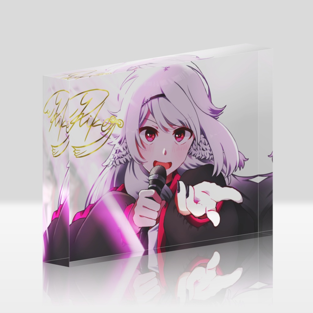 天羽リケ アクリルブロック ソロデビュー1周年記念ver