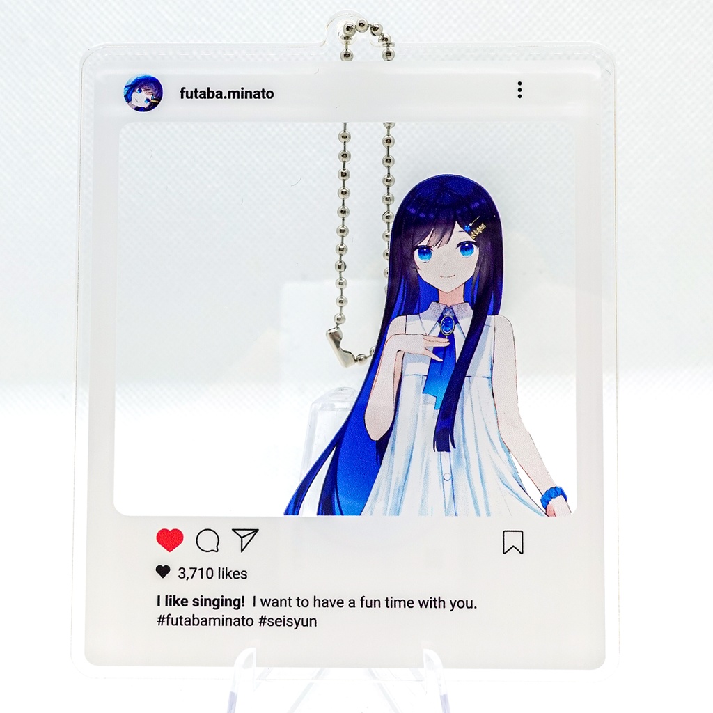 双葉湊音 夏!おでかけアクリルキーホルダー