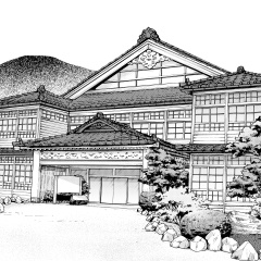 【漫画背景】旅館
