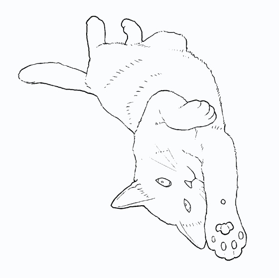【漫画素材】ねこポーズ集無料版①