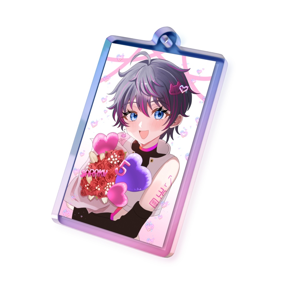 咲楽5周年記念アクキー オーロラ版