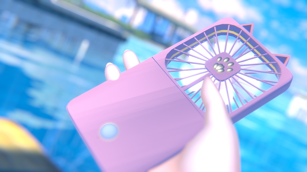 にゃんこ扇風機