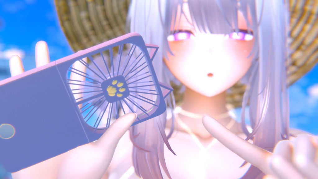 にゃんこ扇風機