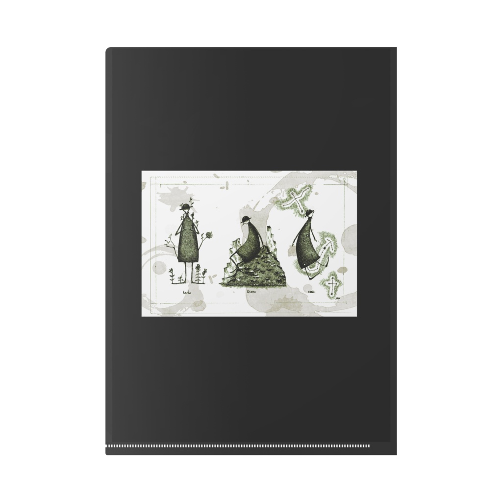 童話作家のアトリエクリアファイル