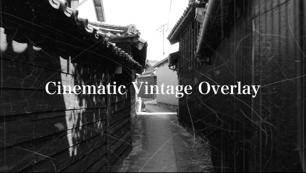 【商用フリー】シネマティック・ヴィンテージフィルム・ノイズ素材(FHD/ループ対応)