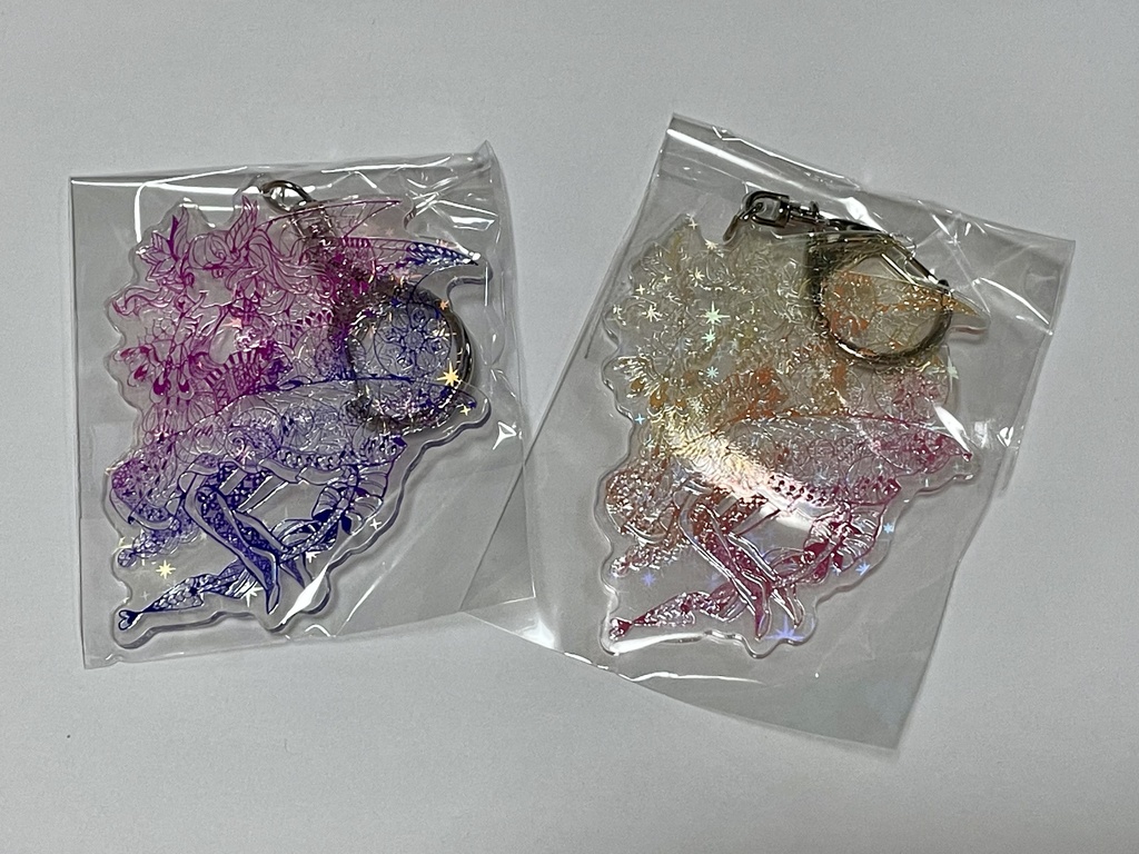 「夢」アクリルキーホルダー