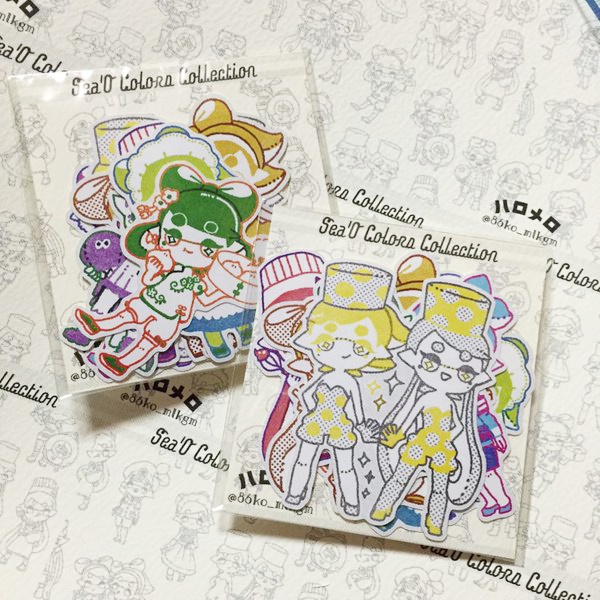 シオカラーズシールフレーク(8種入り)