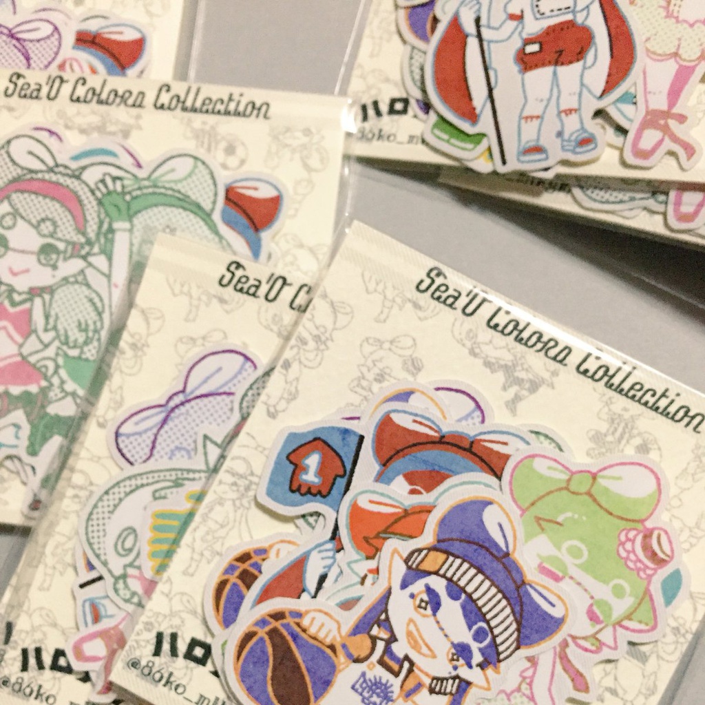 シオカラーズシールフレーク2(8種入り)