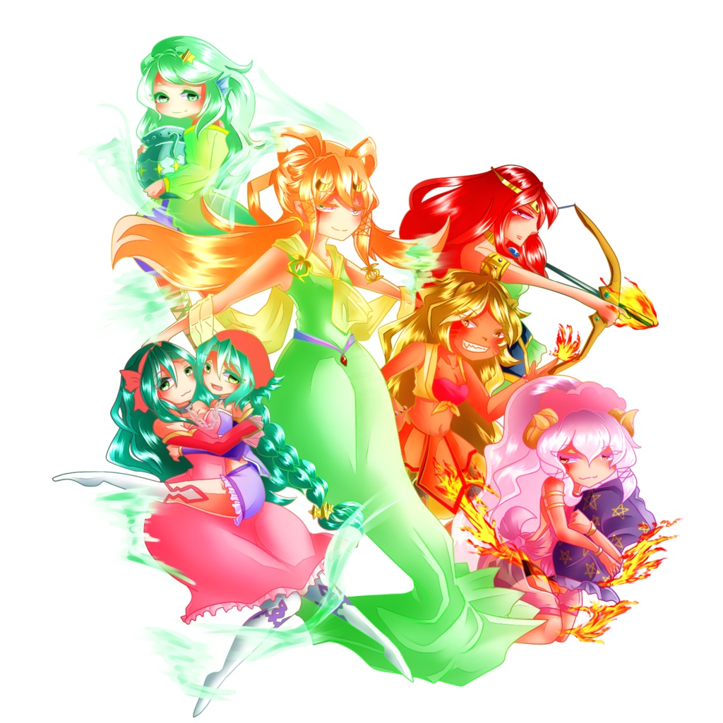 星座ギュギュっとアクリルキーホルダー