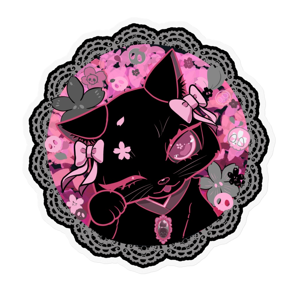 猫と桜