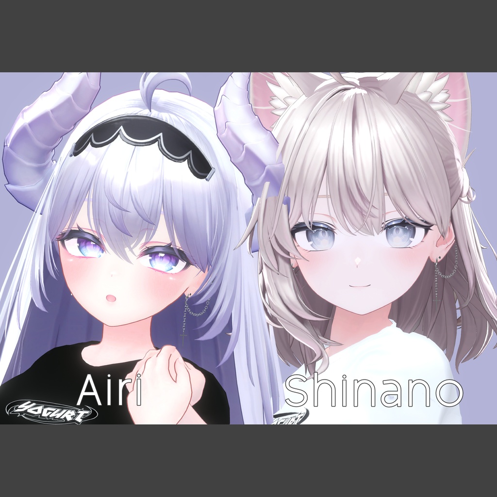 【7アバター対応】cross chain earrings