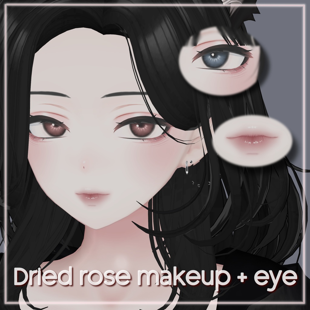 [Shinra]Dried rose makeup + eye texture