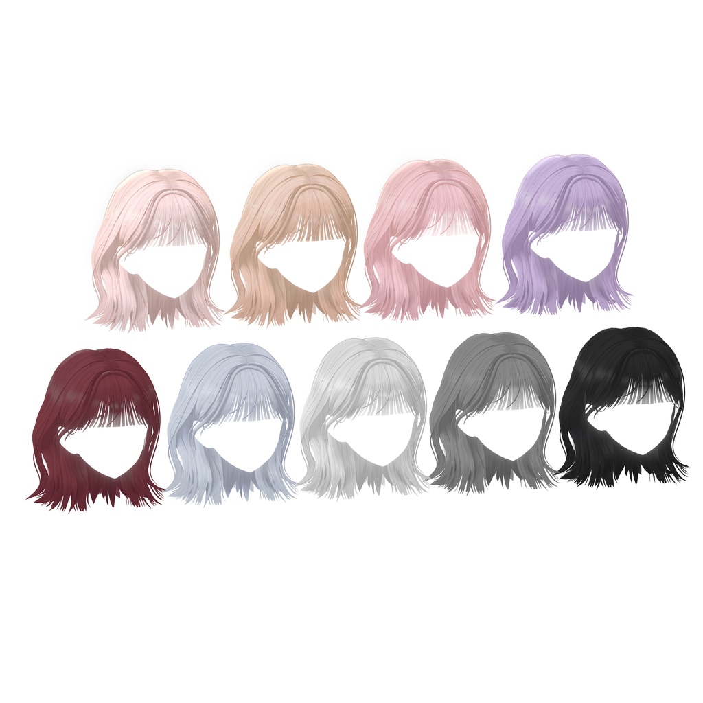 🎈Black friday🎈【6アバター対応】 Wendy hush cut