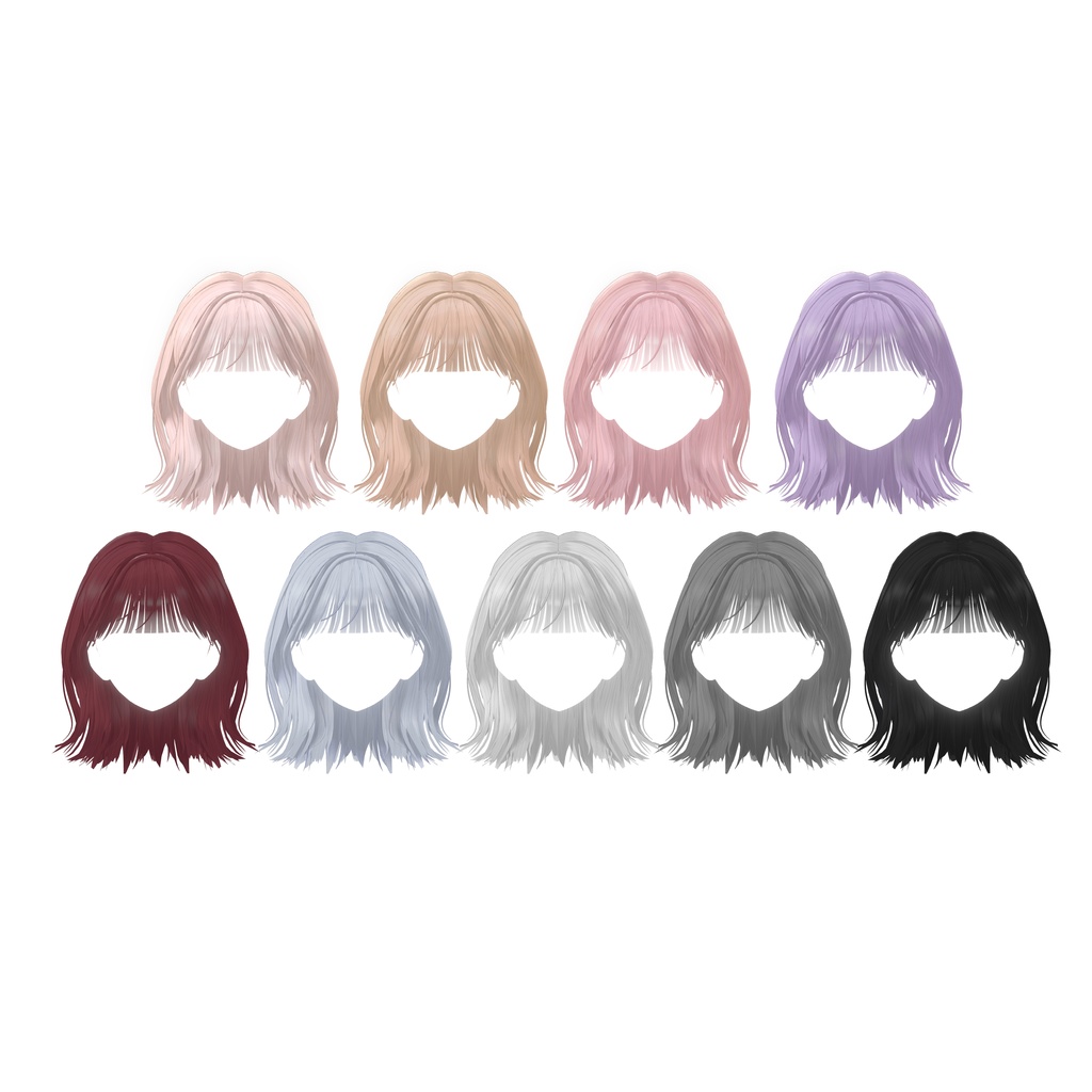 🎈Black friday🎈【6アバター対応】 Wendy hush cut