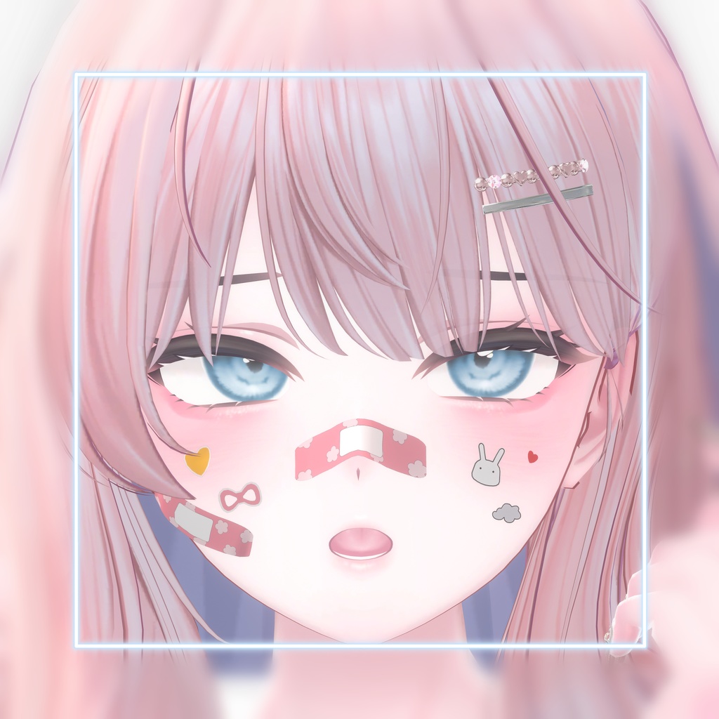 🎈Black friday🎈【7アバター対応】 Face StickerBand 🐇