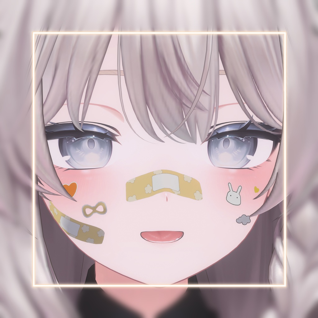 🎈Black friday🎈【7アバター対応】 Face StickerBand 🐇