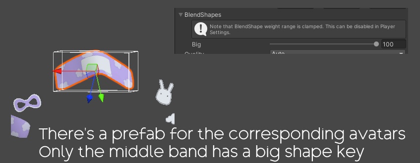 🎈Black friday🎈【7アバター対応】 Face StickerBand 🐇