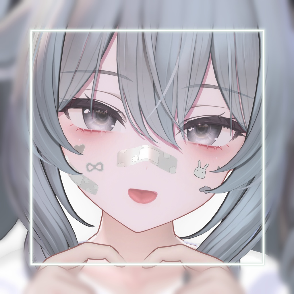 🎈Black friday🎈【7アバター対応】 Face StickerBand 🐇