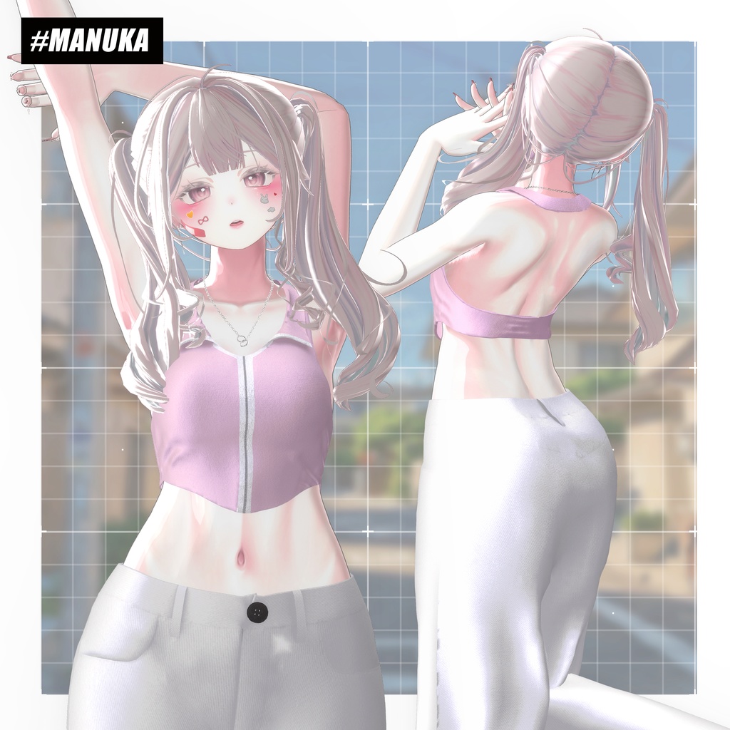 🎈Black friday🎈【6アバター対応】💙Halter ZIP💙