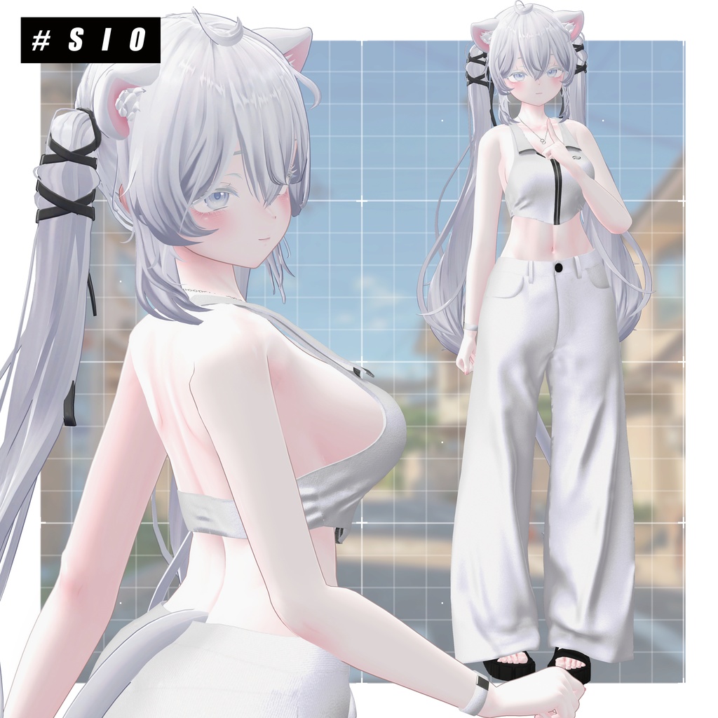 🎈Black friday🎈【6アバター対応】💙Halter ZIP💙