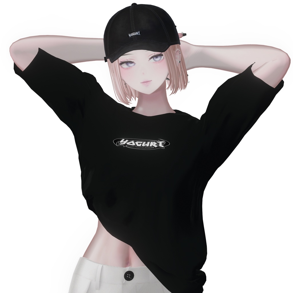 【7Avatars】 Bob hair with cap