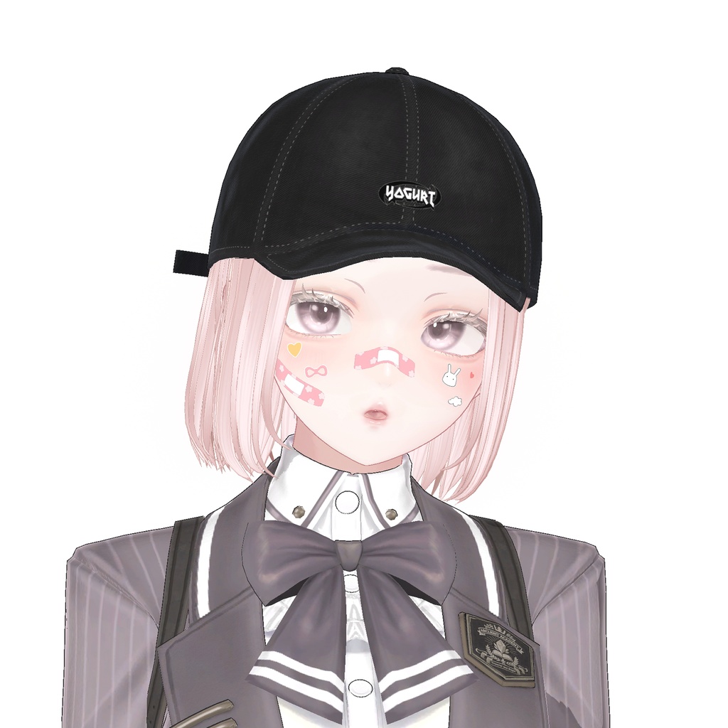 【7Avatars】 Bob hair with cap
