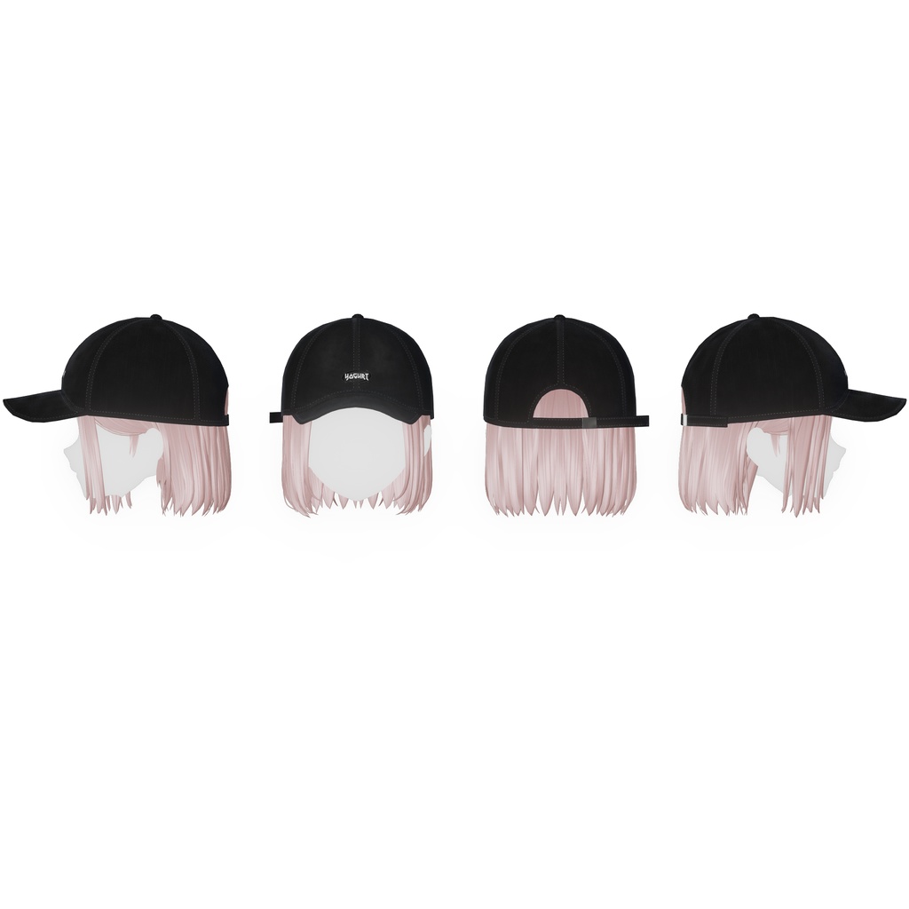 【7Avatars】 Bob hair with cap