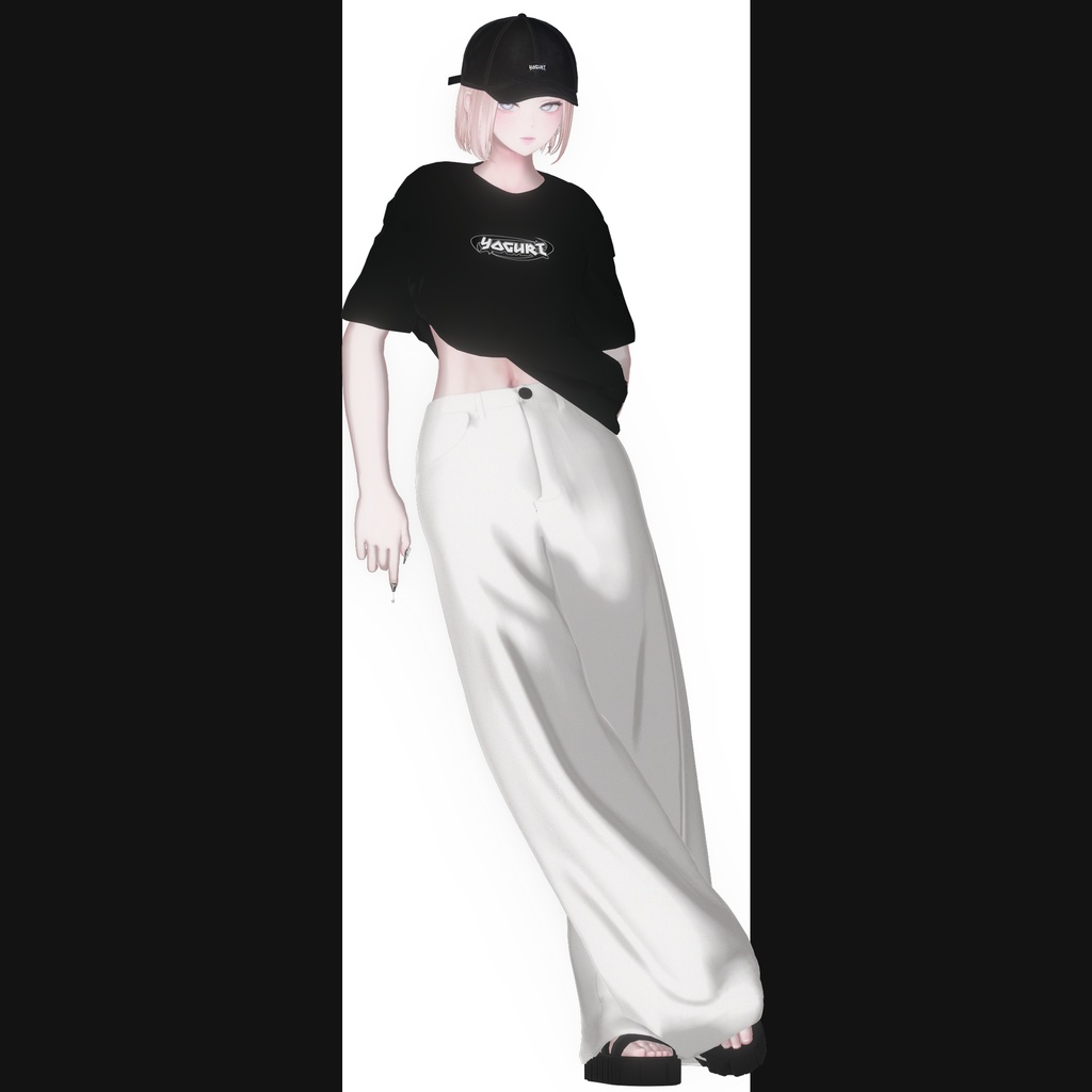 【7Avatars】 Bob hair with cap