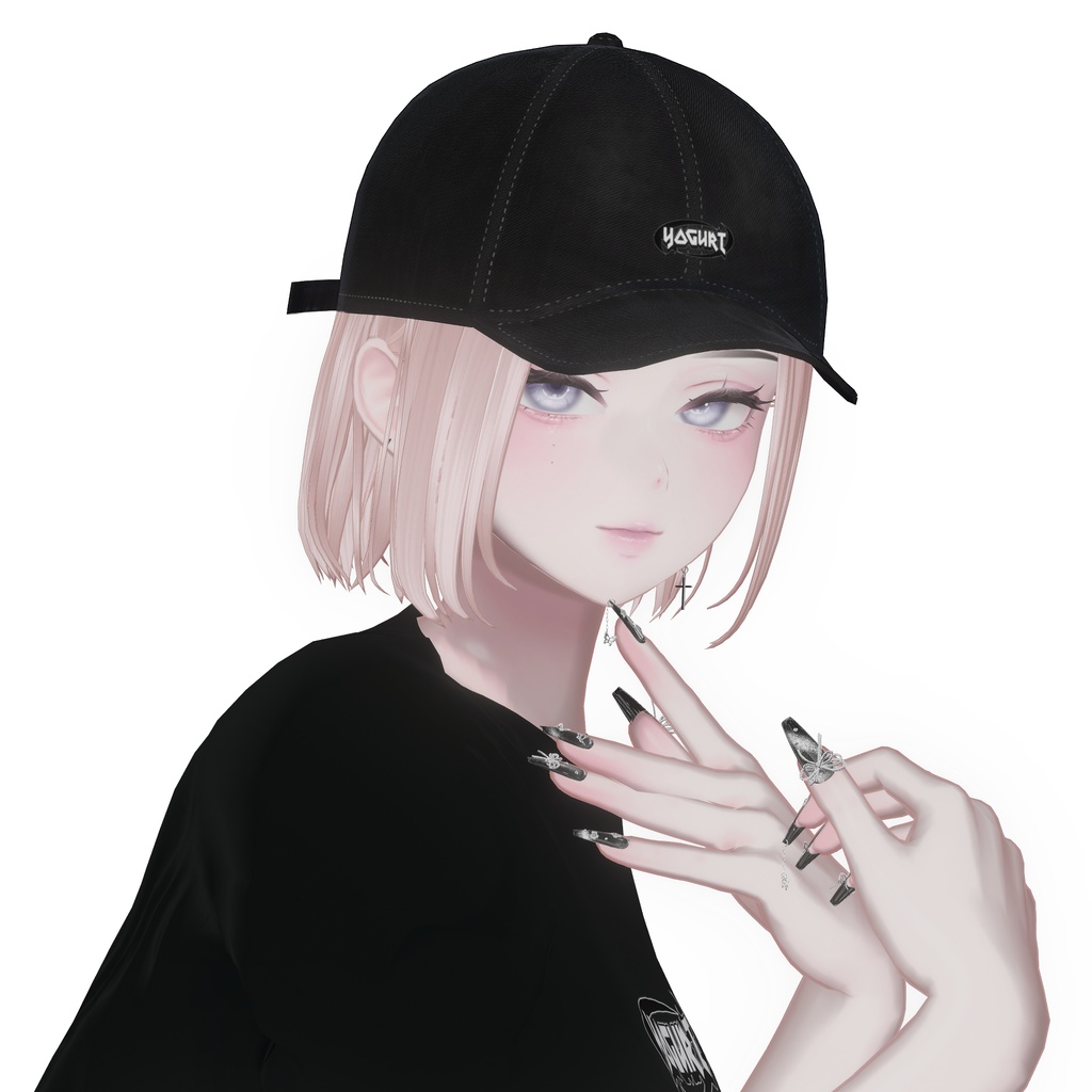 【7Avatars】 Bob hair with cap