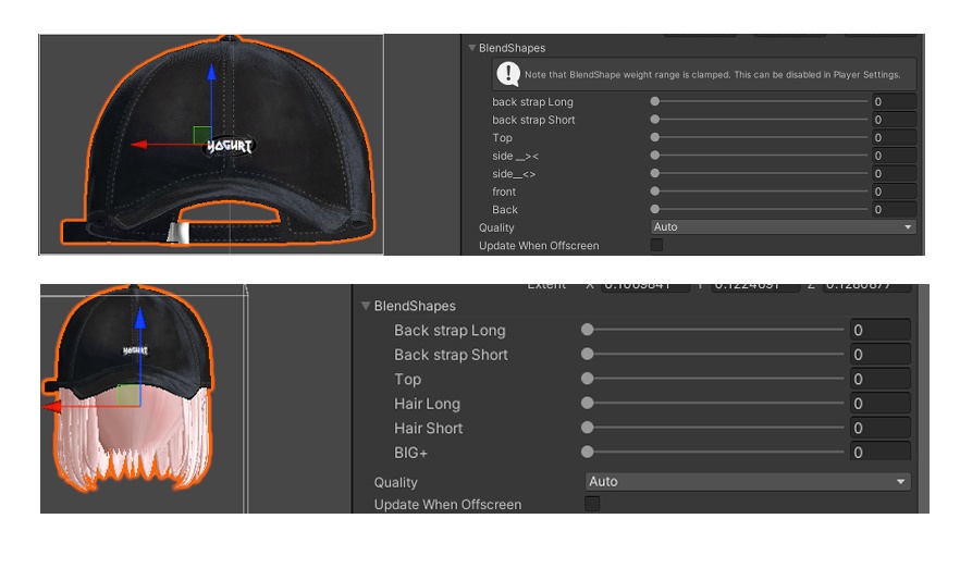【7Avatars】 Bob hair with cap