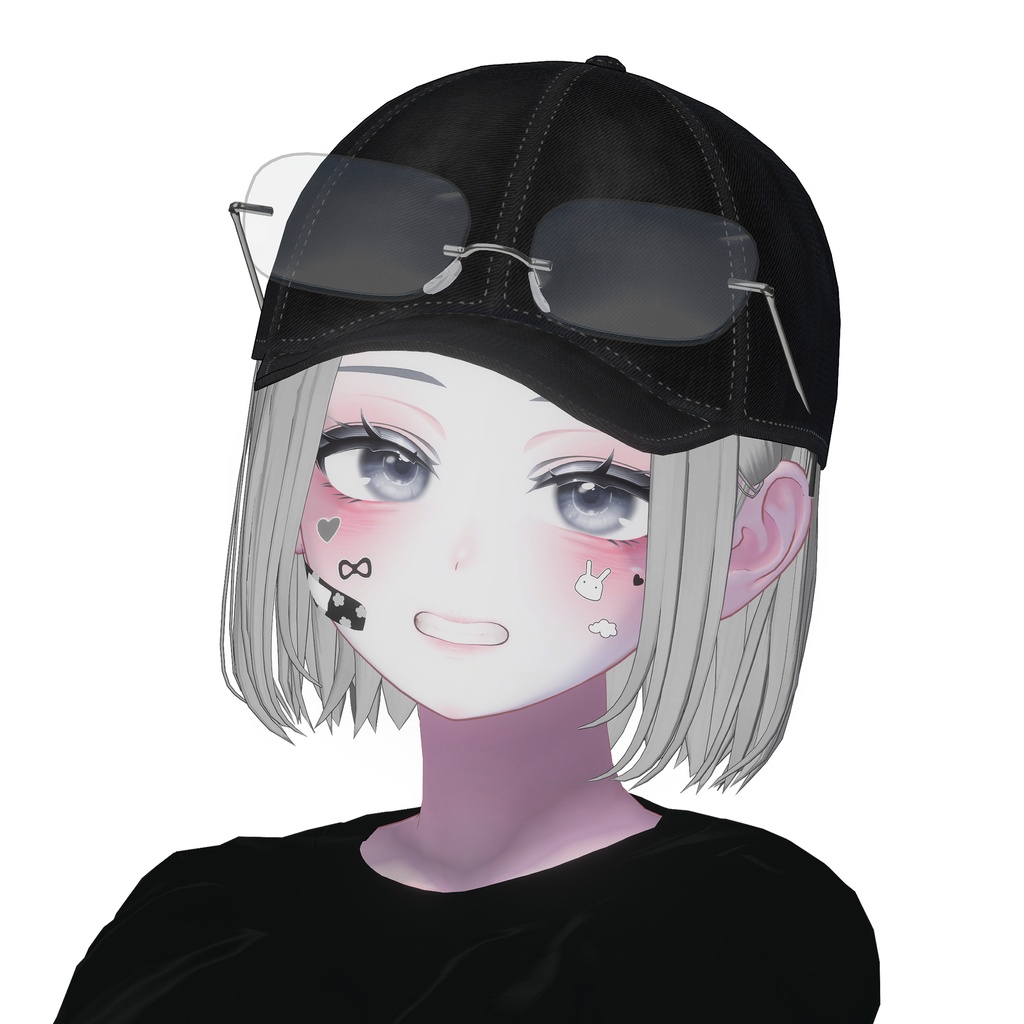 【7Avatars】 Bob hair with cap