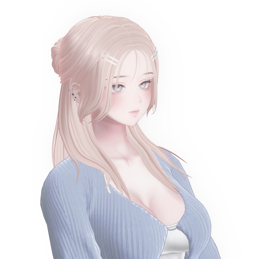 🎈Black friday🎈【6Avatars】 Spiky bun hair