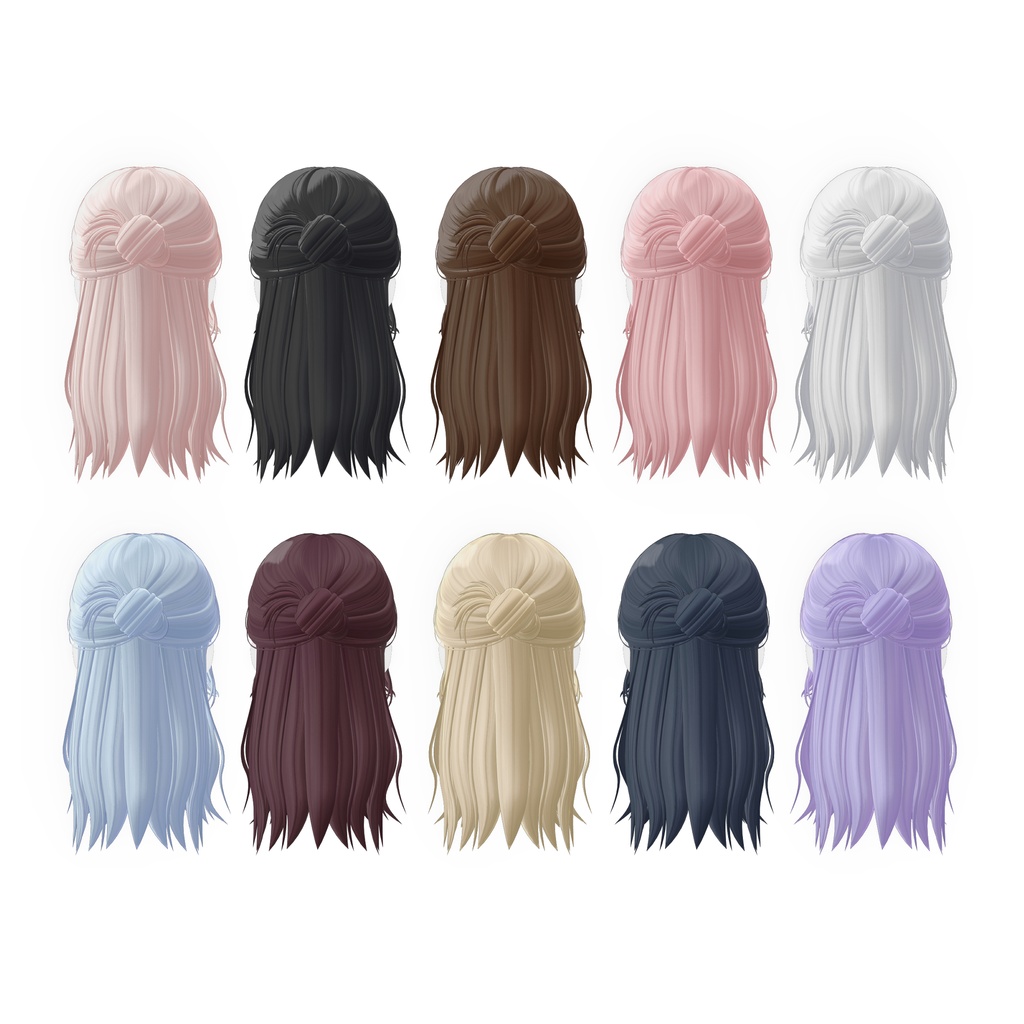 🎈Black friday🎈【6Avatars】 Spiky bun hair