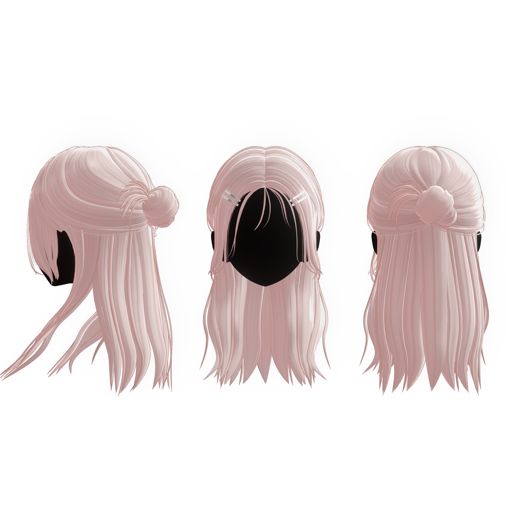 🎈Black friday🎈【6Avatars】 Spiky bun hair