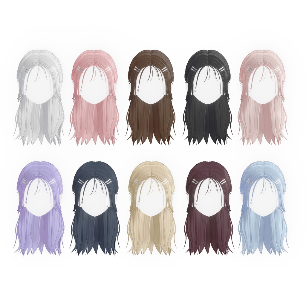 🎈Black friday🎈【6Avatars】 Spiky bun hair