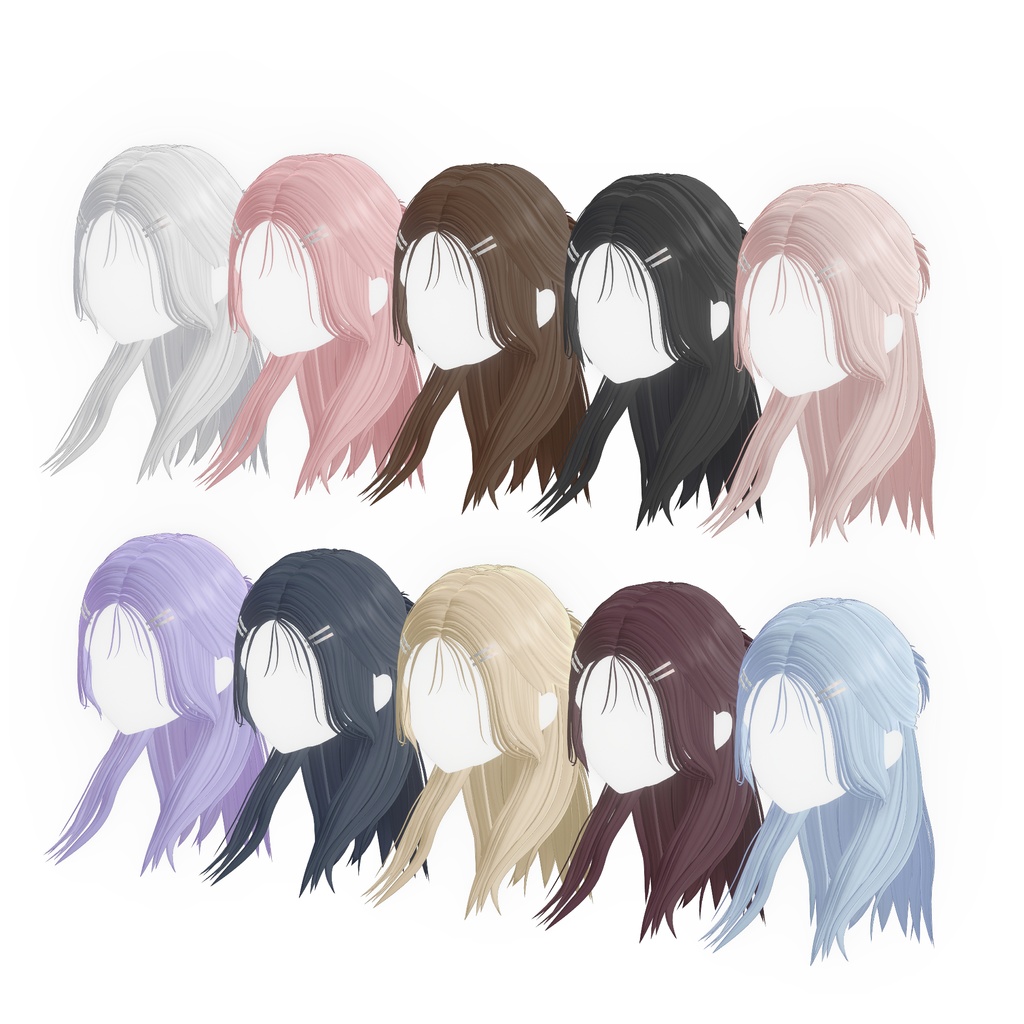 🎈Black friday🎈【6Avatars】 Spiky bun hair